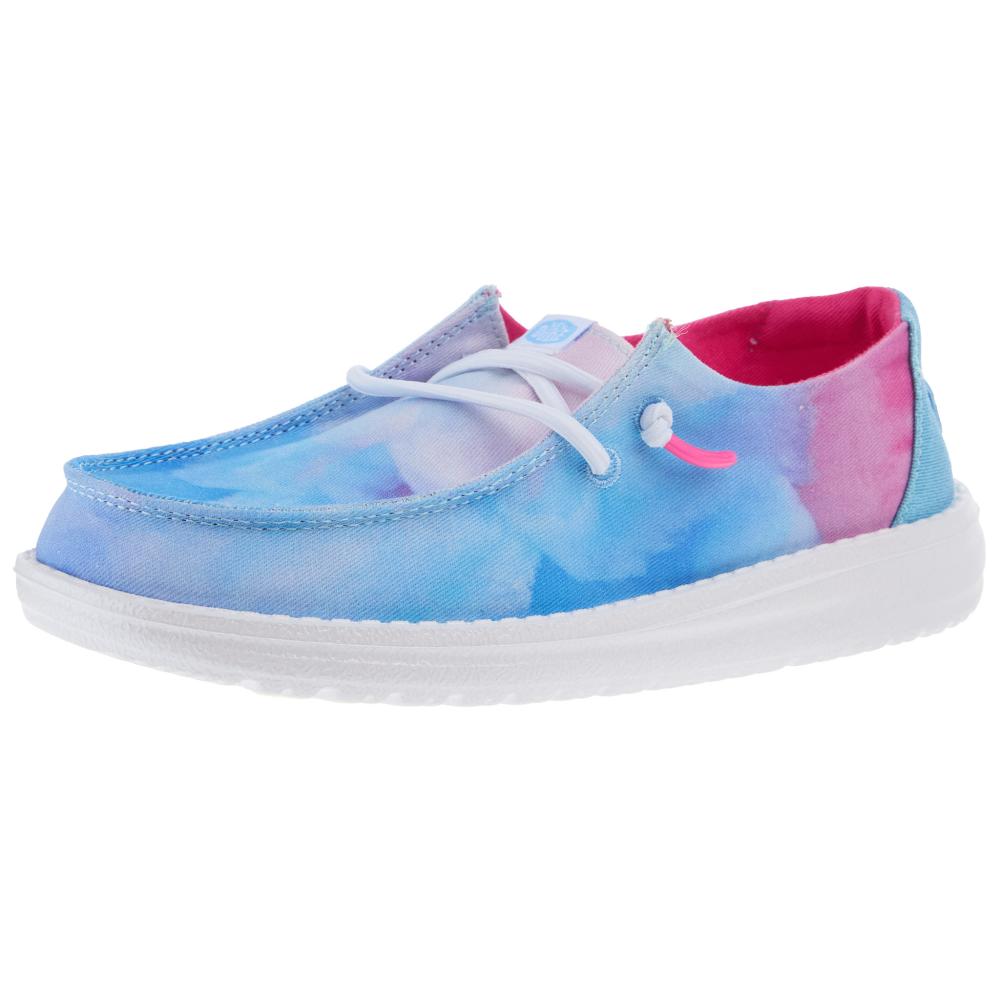 Hey Dude Wendy Youth Cotton Candy Sky Blue
